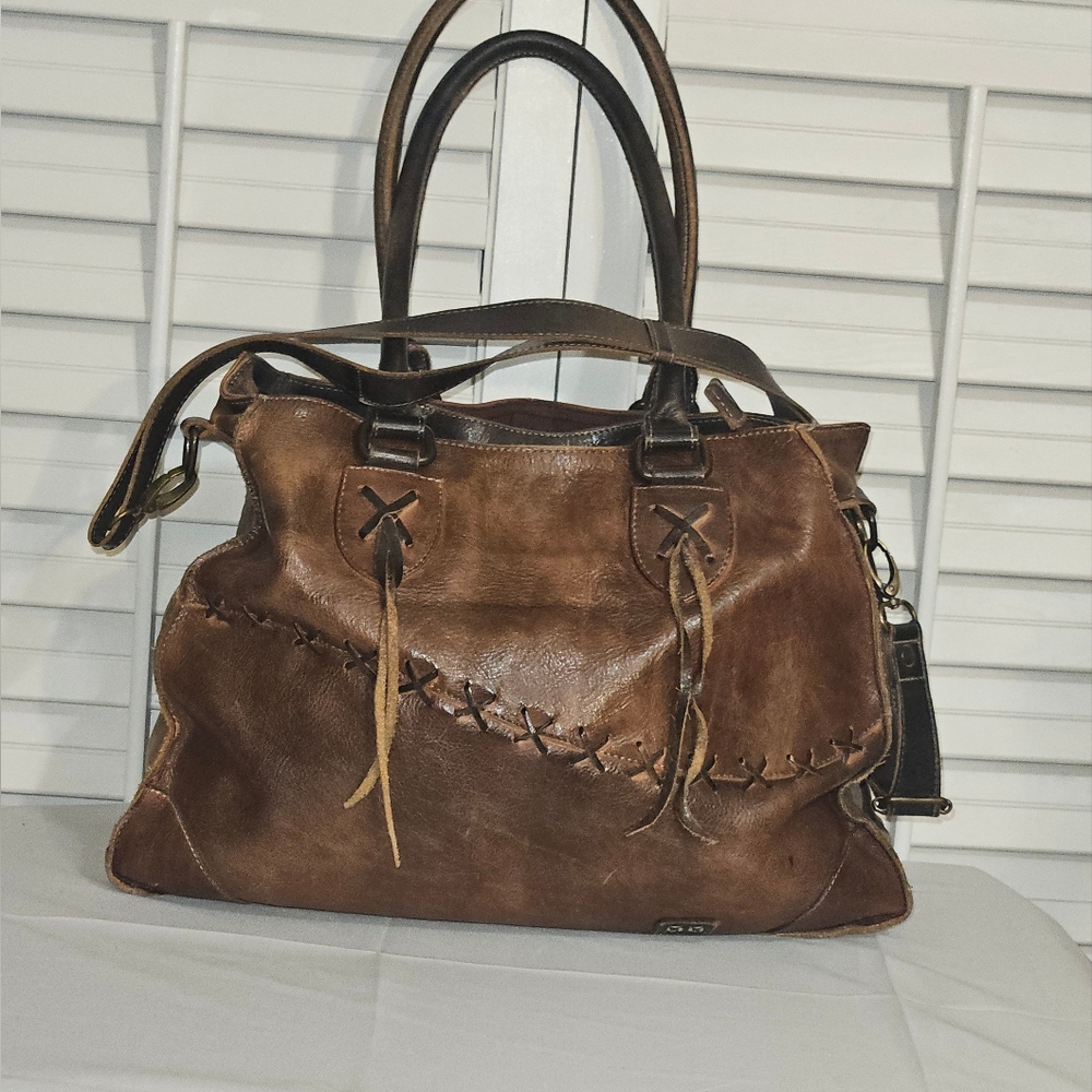 #PRICED LO#I Want To Sale# *Price Is FIRM* Bedstu Brown Leather Hand Bag
